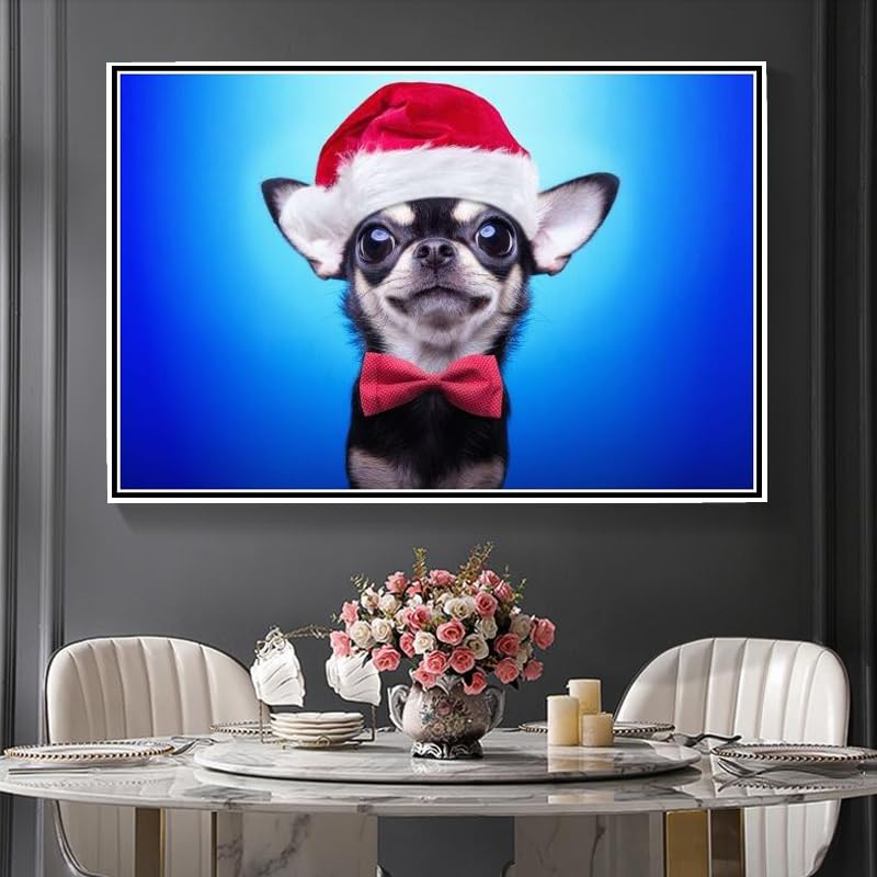 Amazon | チワワのかわいいペットの犬﹣5D Diyダイヤモンドペイン
